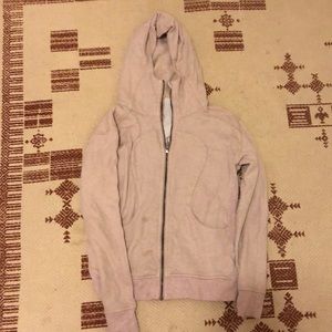 Lululemon light pink Scuba hoodie
